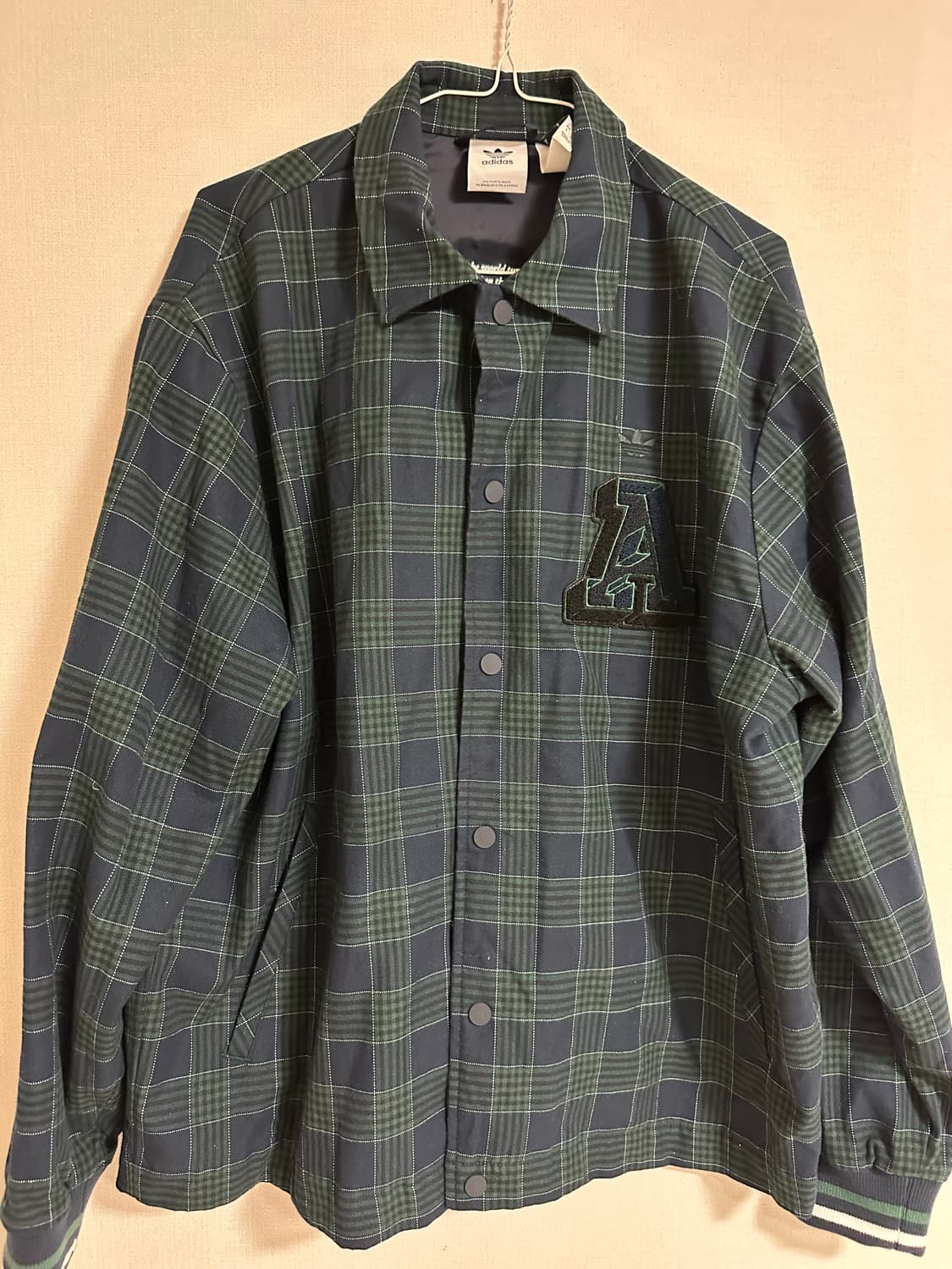 [새상품]아디다스 오리지널 50주년 코치 자켓 체크 [L] 상품이미지1