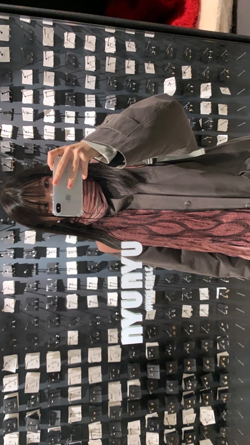 빈티지 핑크 머플러 상품이미지1