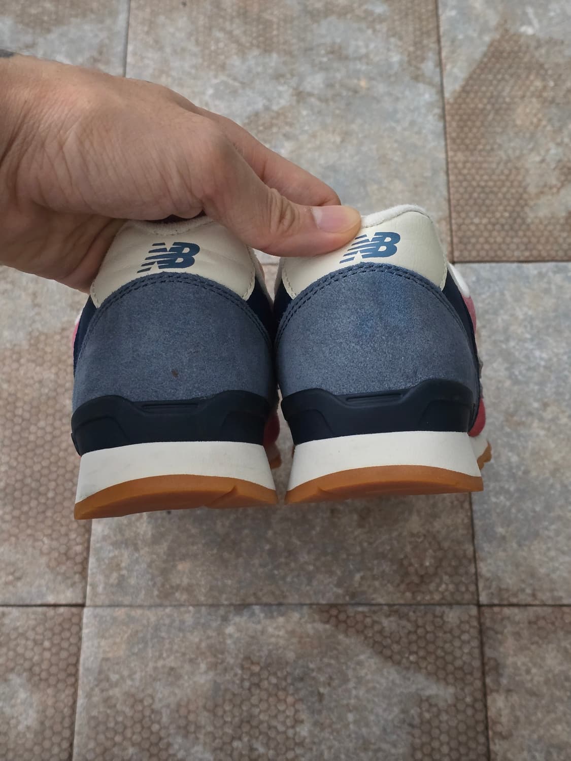 (240)뉴발란스 996 핑크 네이비  상품이미지8