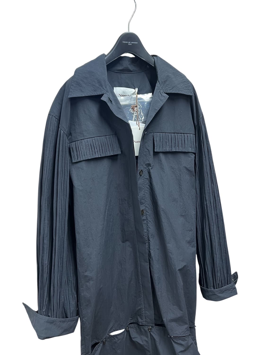 나누슈카 아코디언 슬리브 2in1 셔츠/롱 원피스 상품이미지3