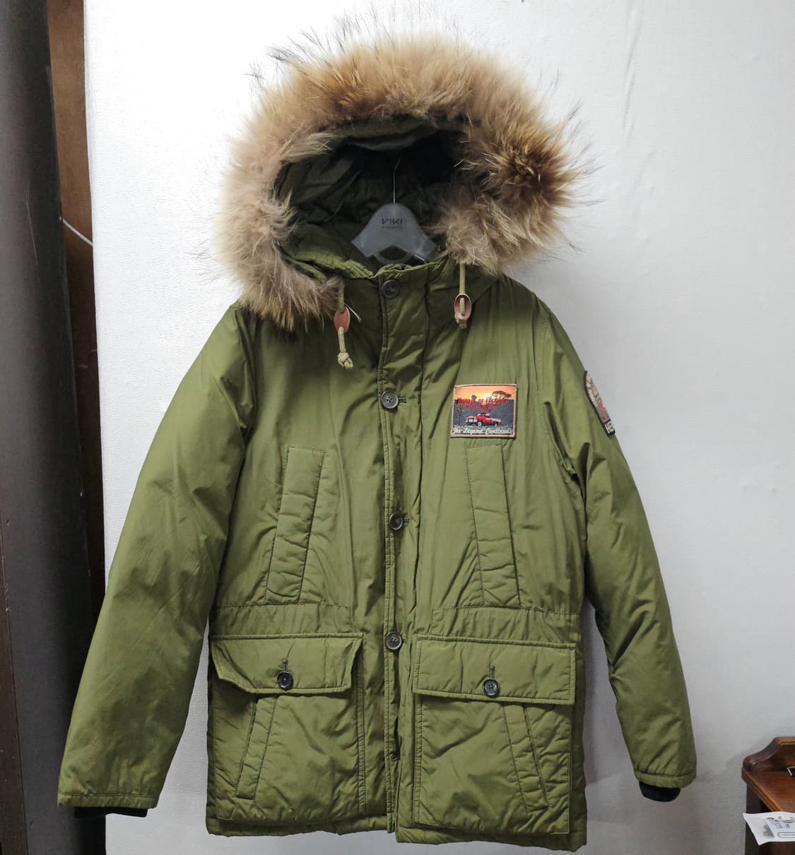 지프  정품 라쿤퍼 다운패딩 95M 상품이미지1