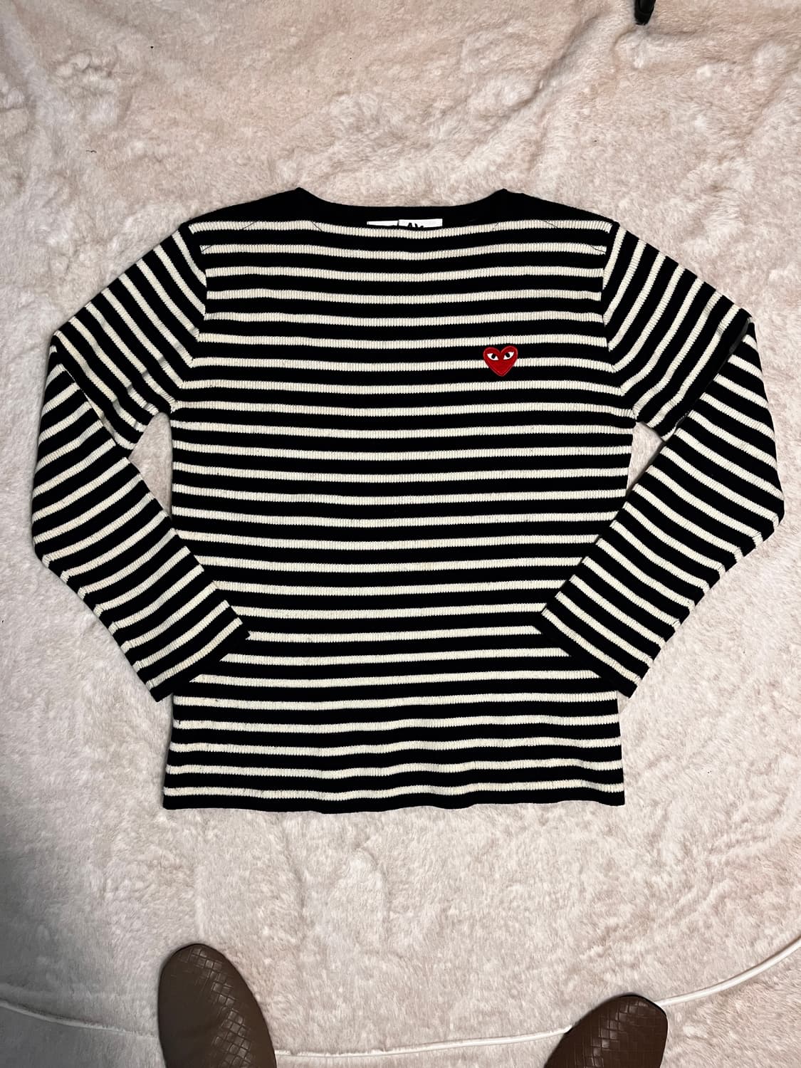 꼼데가르송 스트라이프 니트 L사이즈 상품이미지1