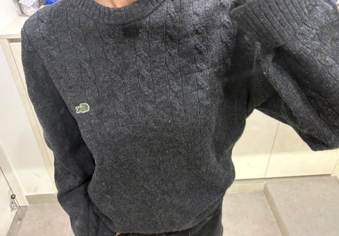 🩶차콜 라코스테 맨투맨🩶 상품이미지1