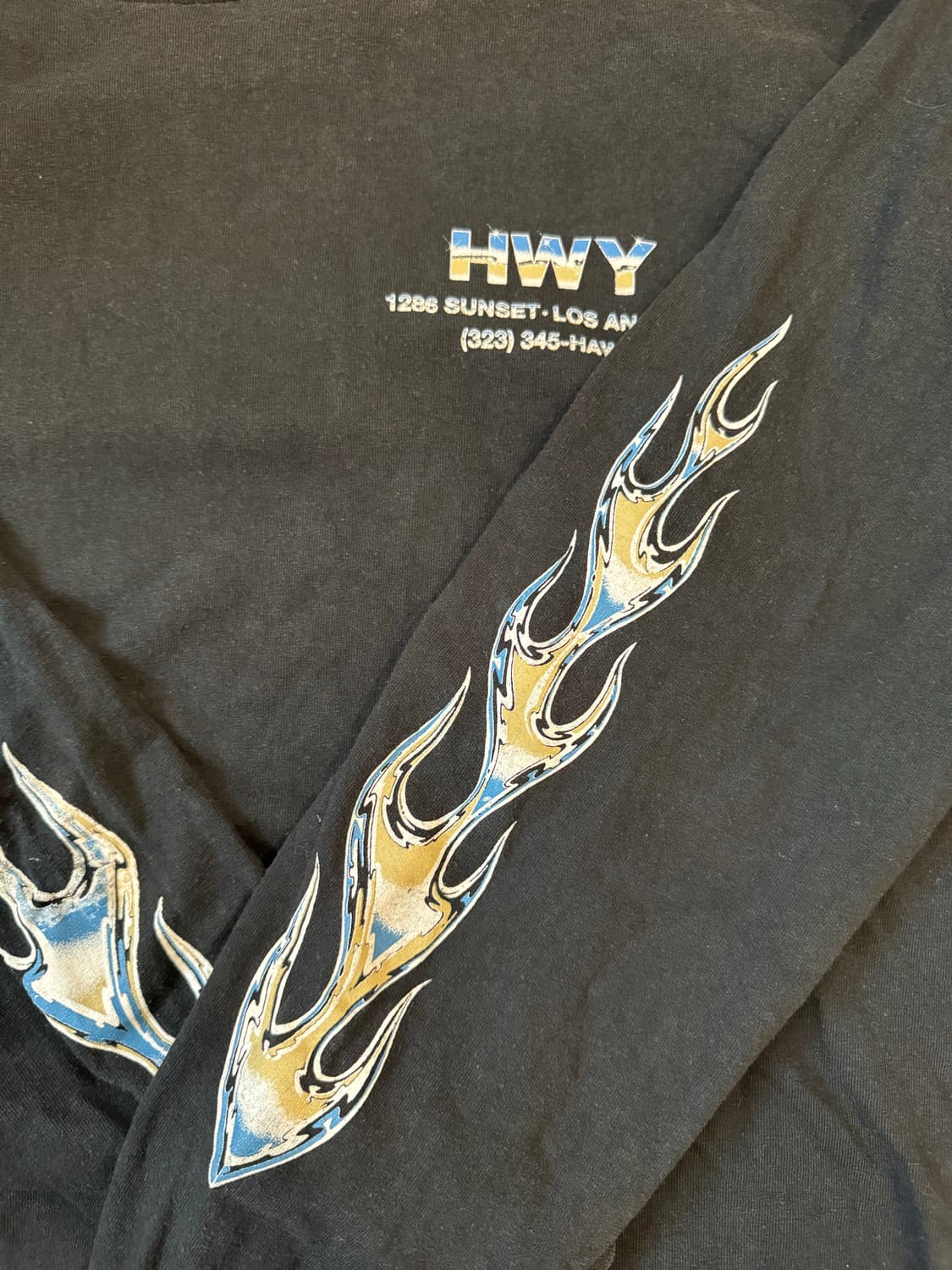 Hwy old bike custom shop t shirt 상품이미지2