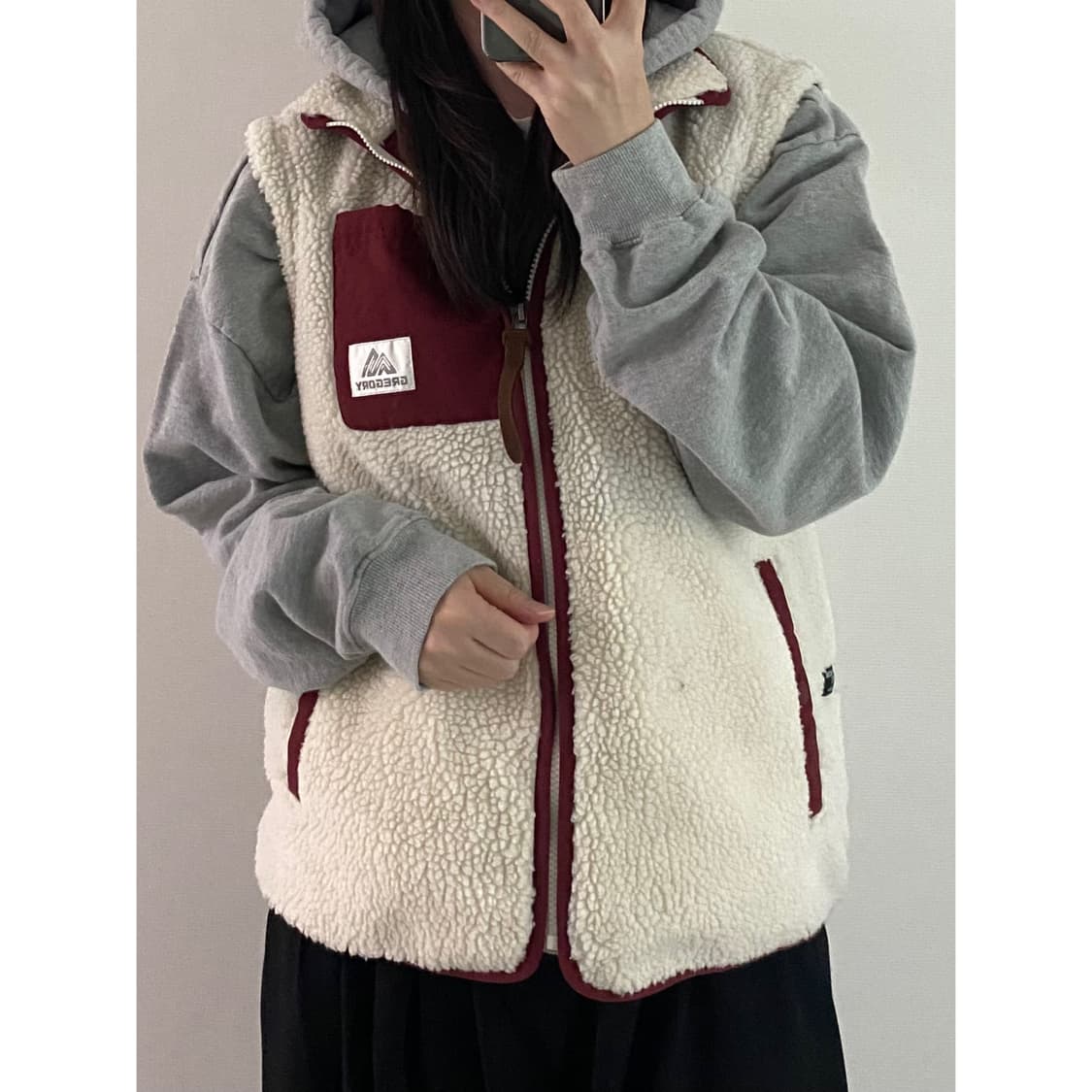 그레고리 후리스 조끼 상품이미지2