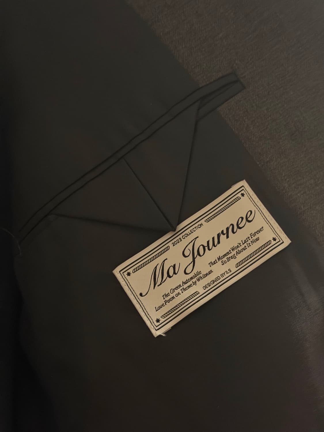 마조네 보이프렌드 더블 자켓 그레이 상품이미지5