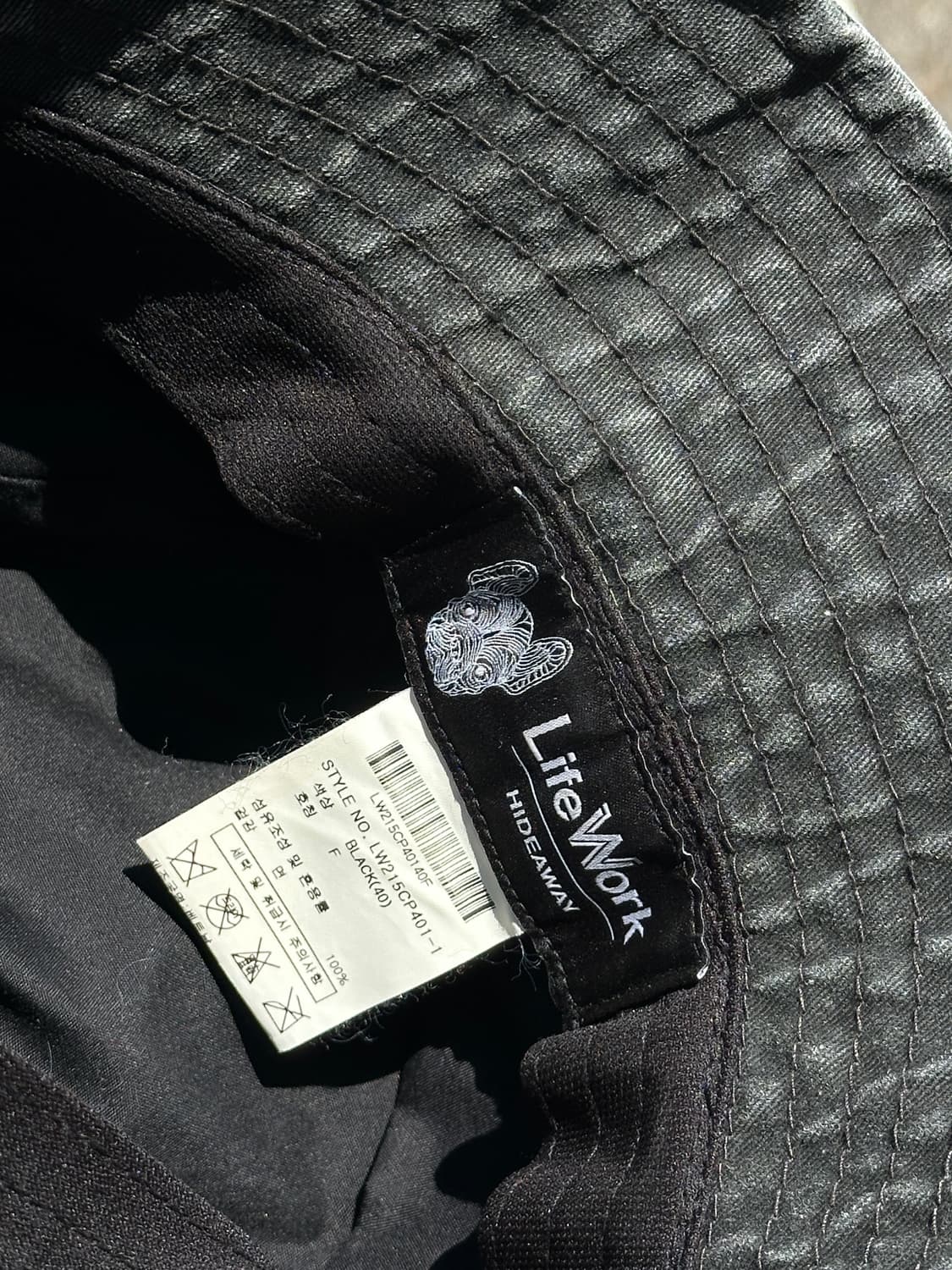 [M] 라이프워크 히든베어 버킷햇 모자 상품이미지6