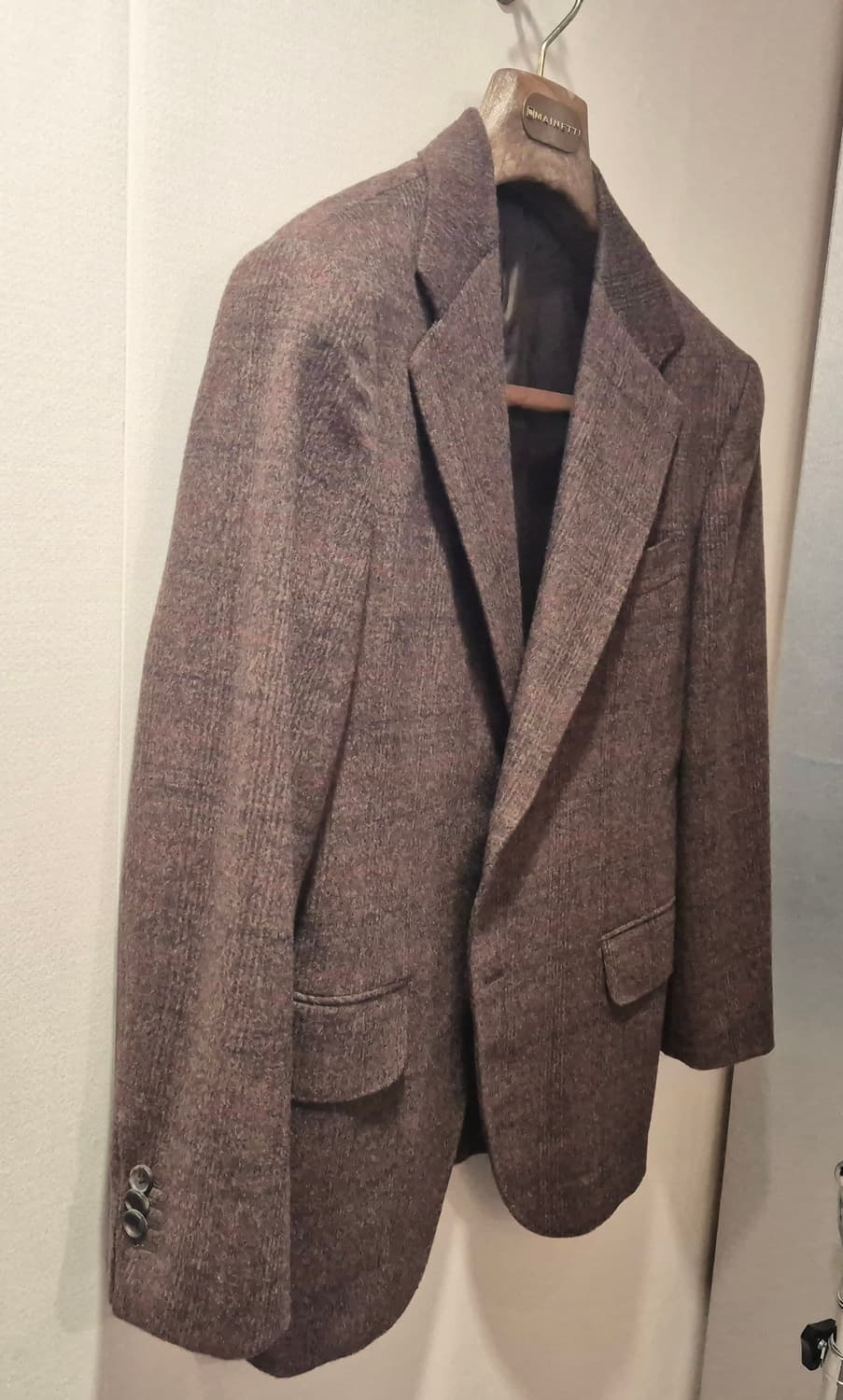 브라운 체크 플란넬 자켓 상품이미지8