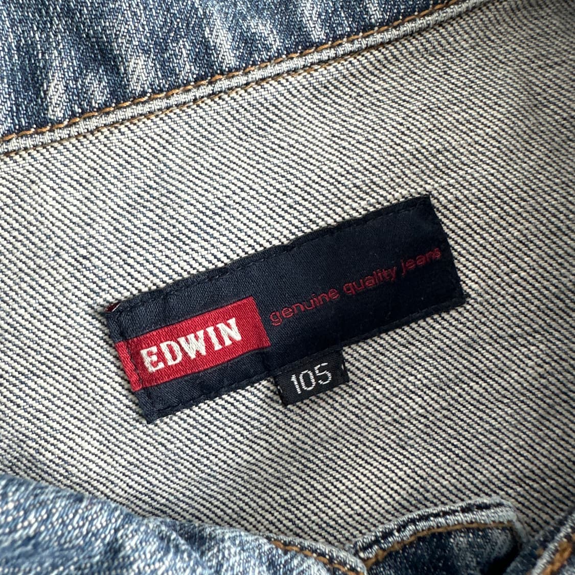 Edwin 에드윈 90’s 워시드 데님 트러커 자켓 상품이미지5