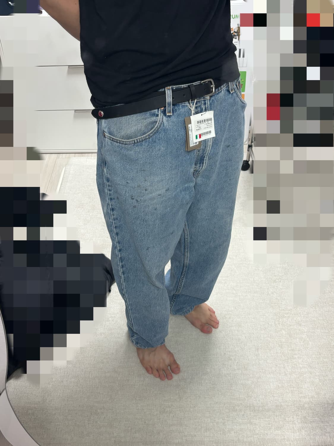 꼼데가르송 옴므 플러스 잼스톤 벨트 (새상품) 사이즈 m 상품이미지10