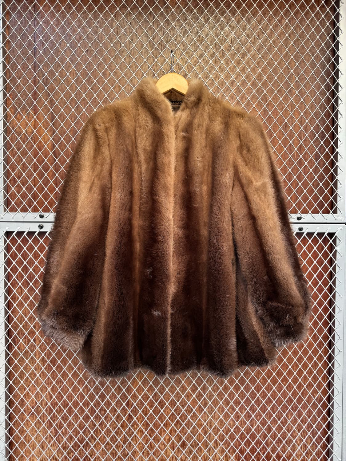 빈티지 브라운 밍크 퍼 코트 자켓 상품이미지1