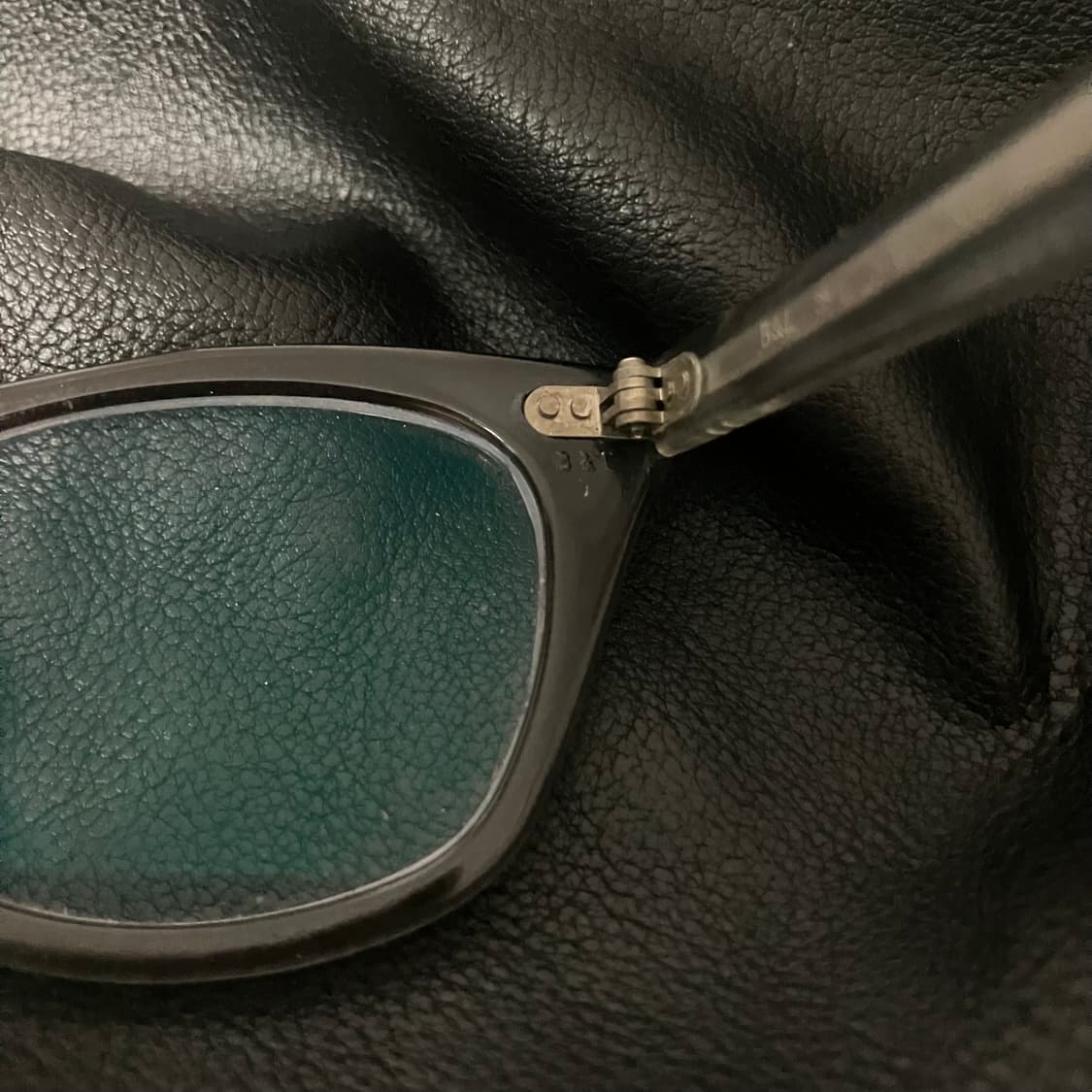 🇺🇸 50~60s 바슈롬 세이프티 안경 그레이 클리어 투톤 46-21 상품이미지6