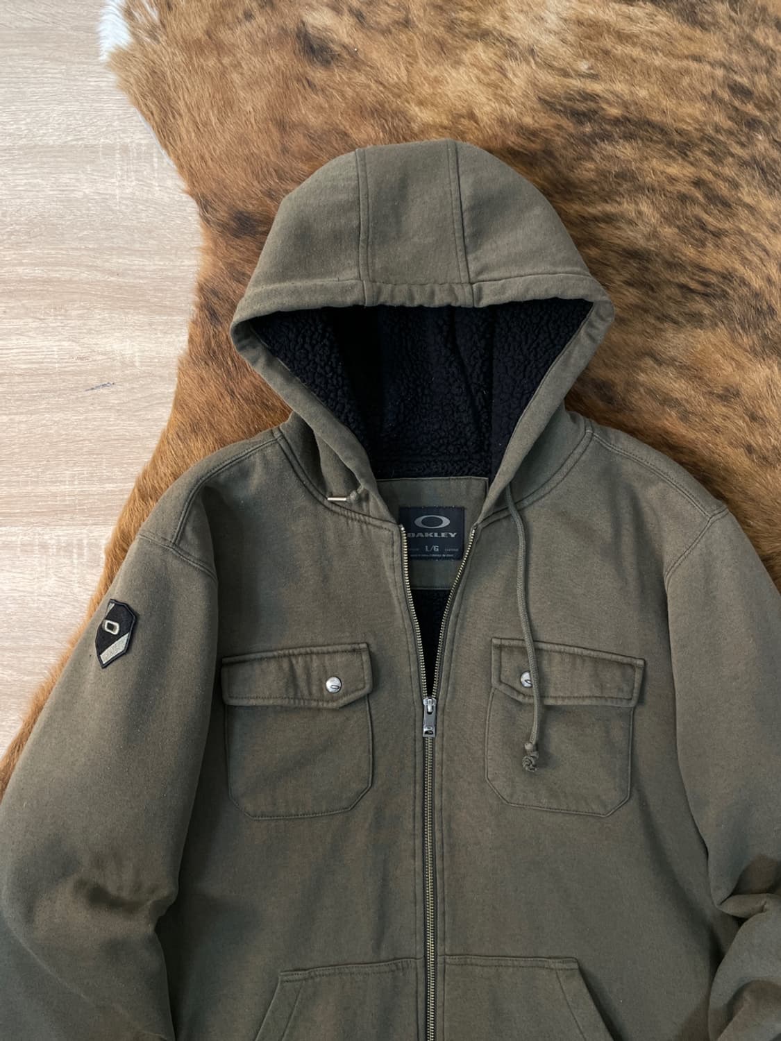 [L] Oakley Sherpa Lining WorkHood Zip Up 상품이미지2