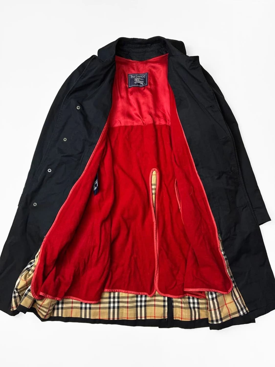 버버리 90's 레드 울 안감 싱글 코트 PN5717 상품이미지2