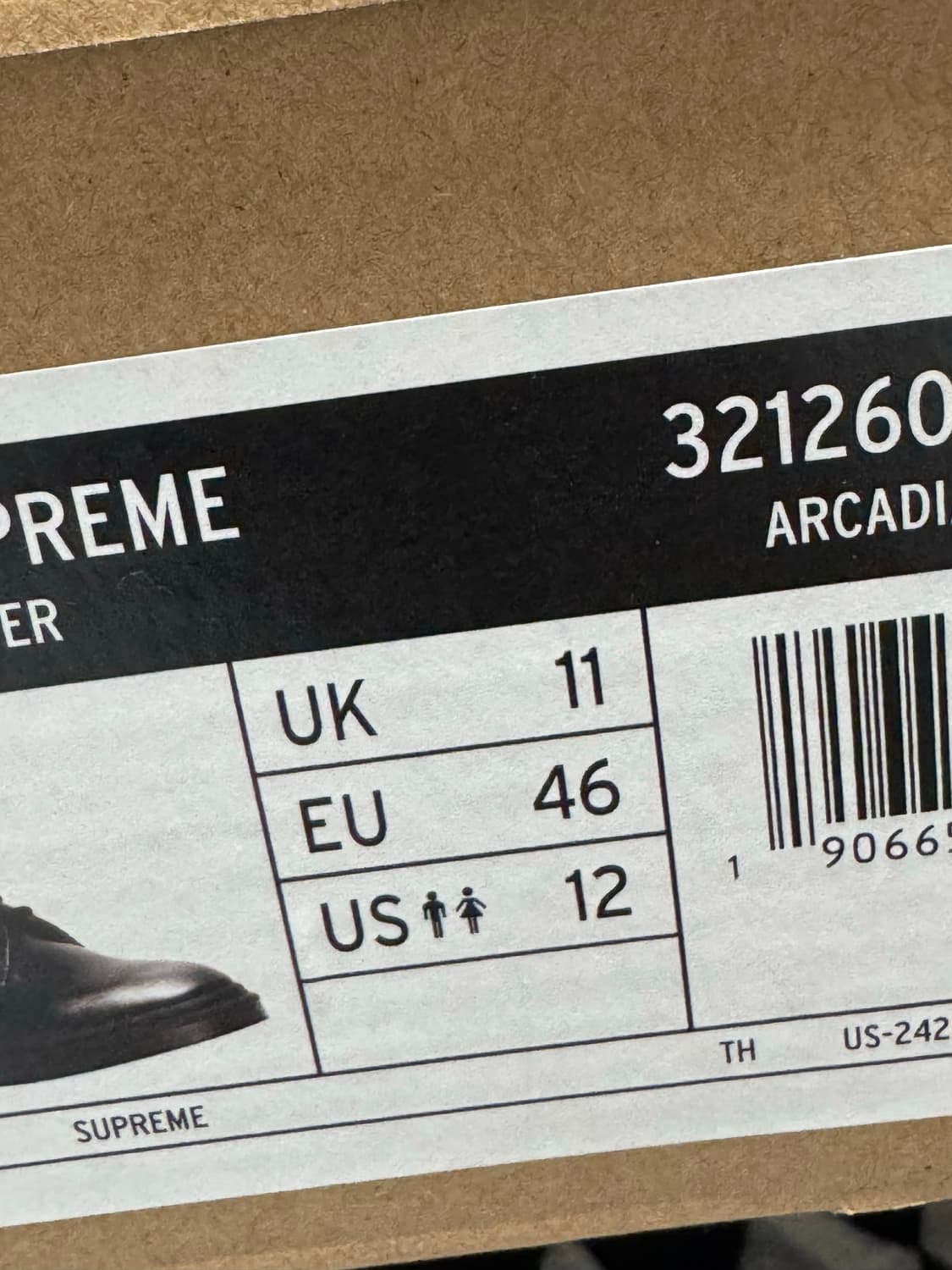 슈프림 x 닥터마틴 1461 그레이 실버 300 상품이미지6