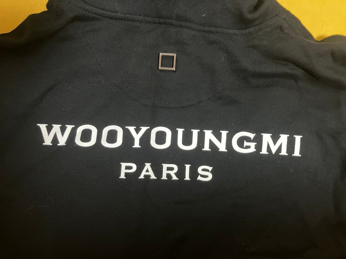 우영미 백로고 후드티 50사이즈 상품이미지2