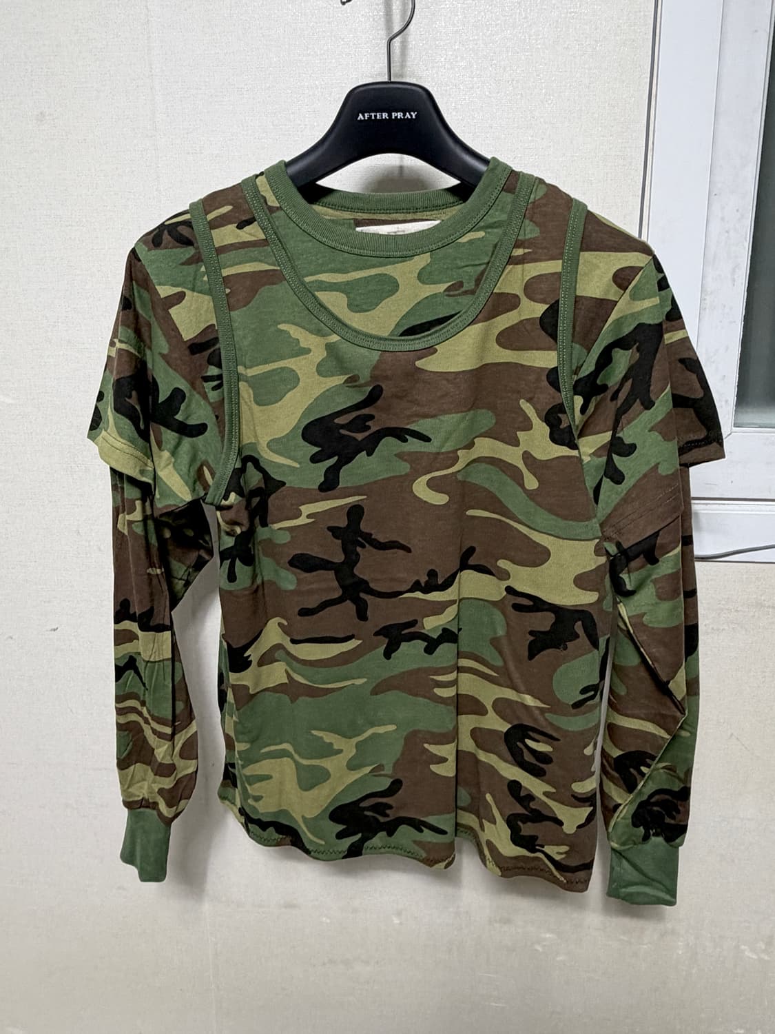 at is at 트리플 레이어드 티셔츠 (카모) 상품이미지4