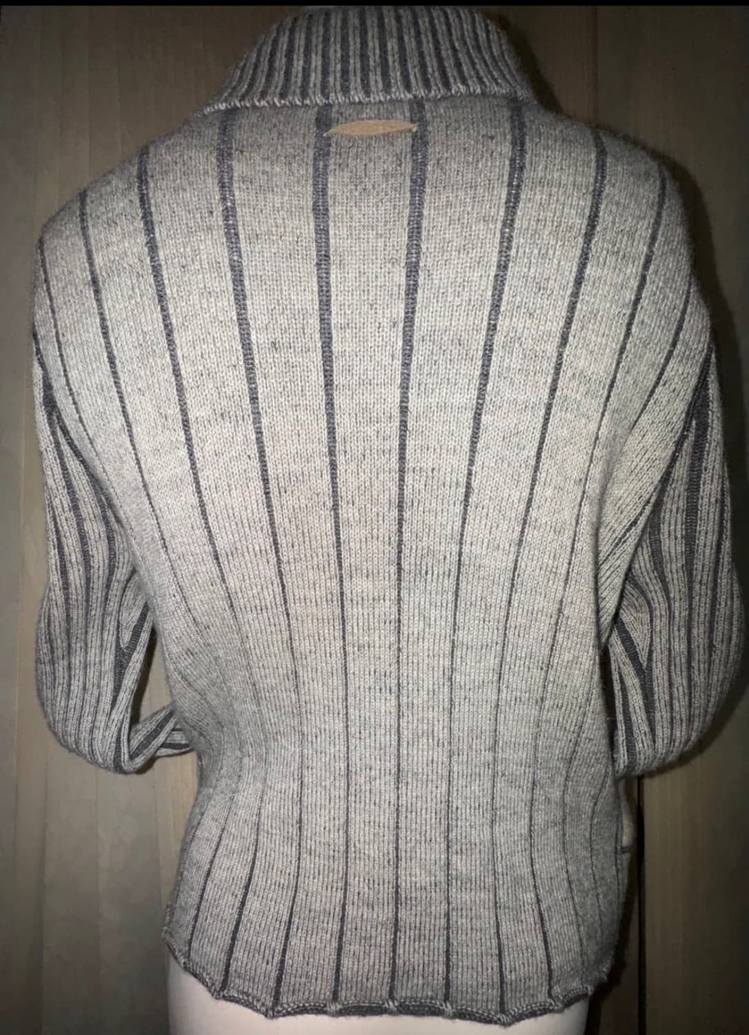 빈티지 니트 포켓 집업 상품이미지4