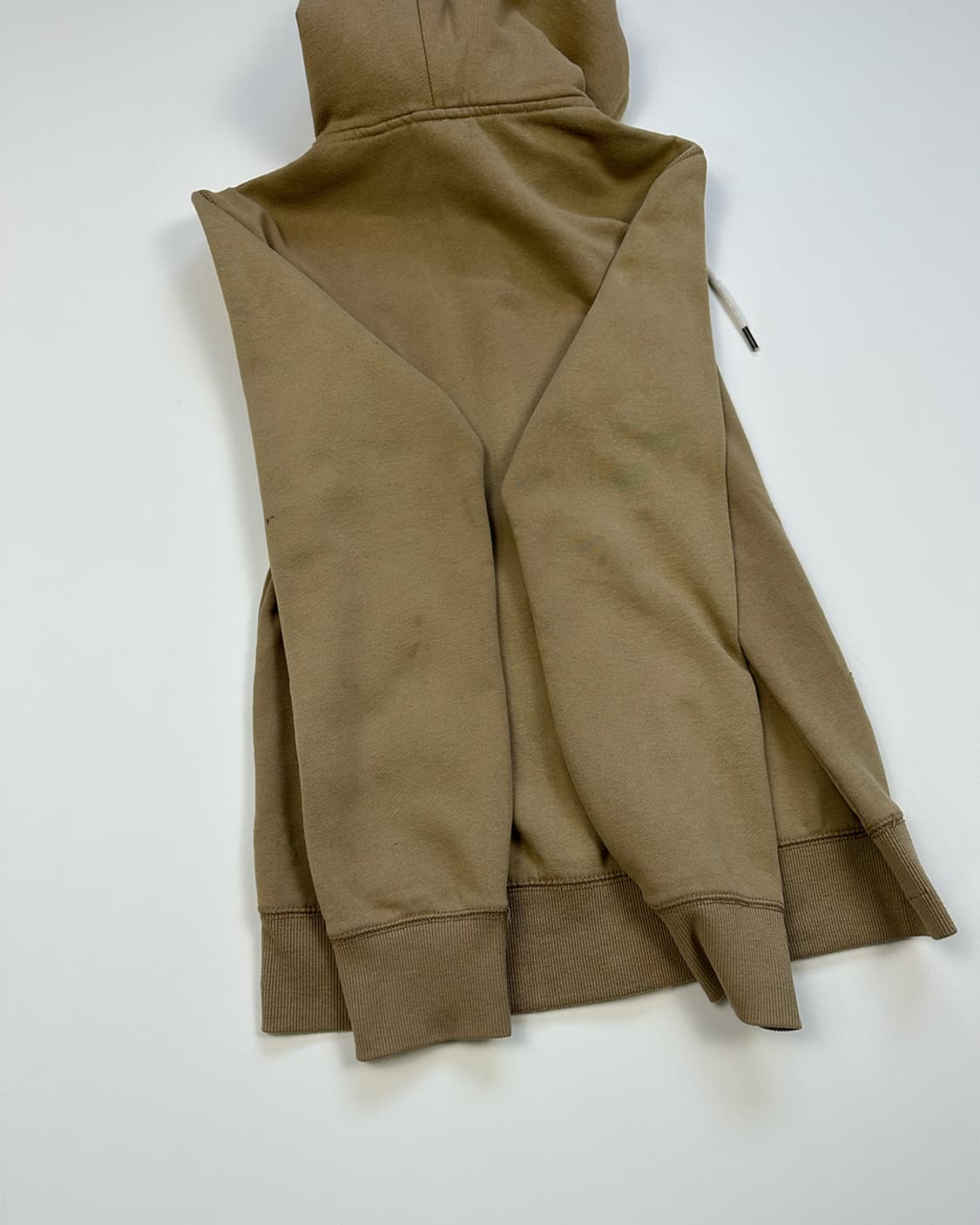 후아유 기모 후드집업 카키브라운 상품이미지3