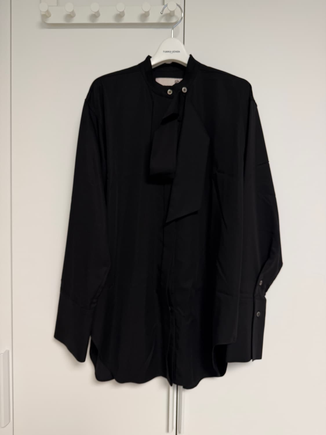 recto 렉토 캐시미어니트+타이블라우스 상품이미지5