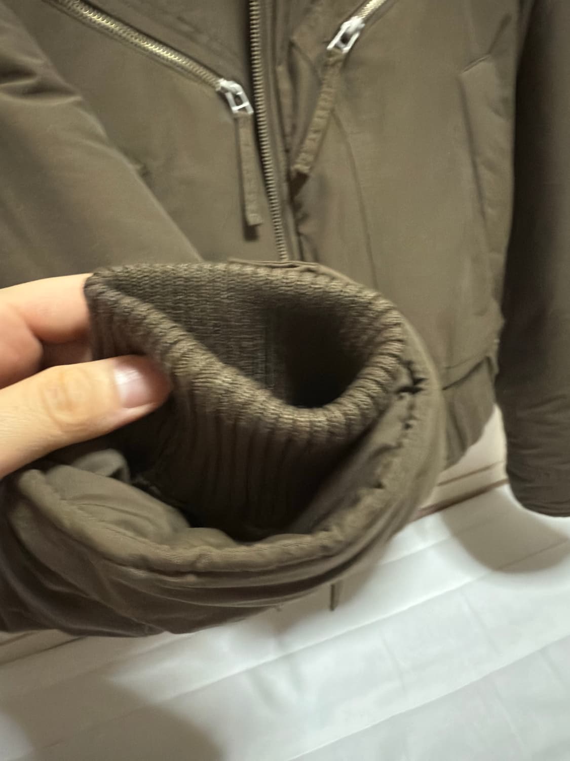 [M]이에이 패디드 크롭 점퍼 상품이미지5