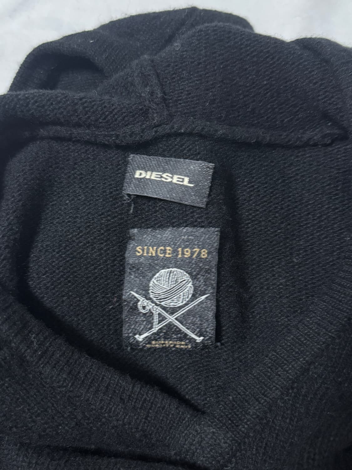 디젤 울 후드 니트 상품이미지5
