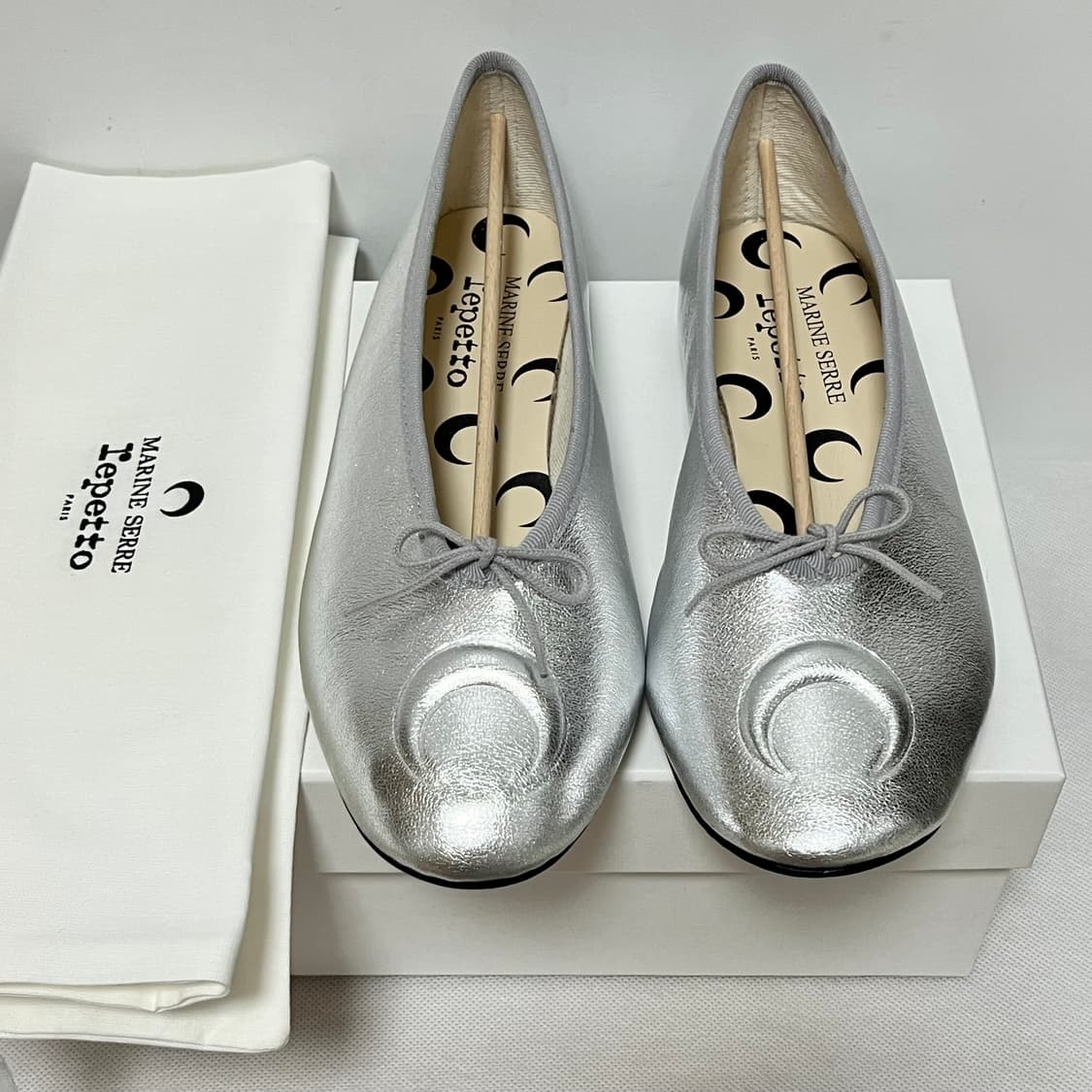 [38]마린세르 x 레페토 25ss 플랫슈즈/실버 상품이미지1