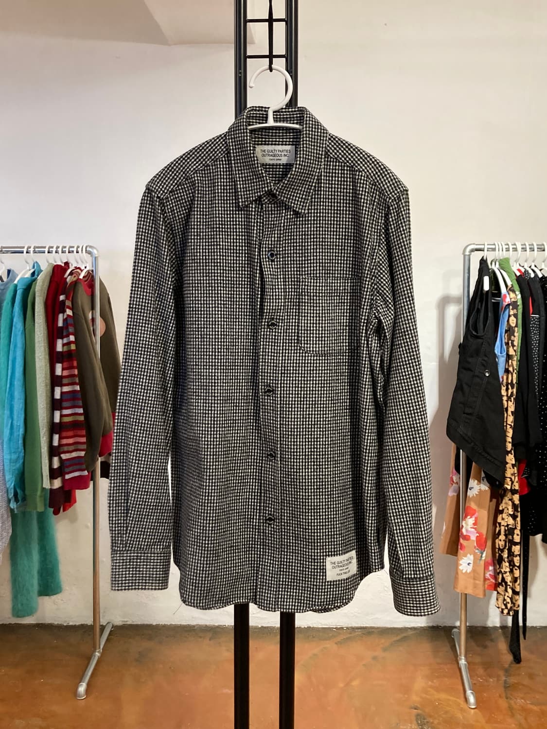 와코마리아 로고 패치 셔츠 상품이미지5