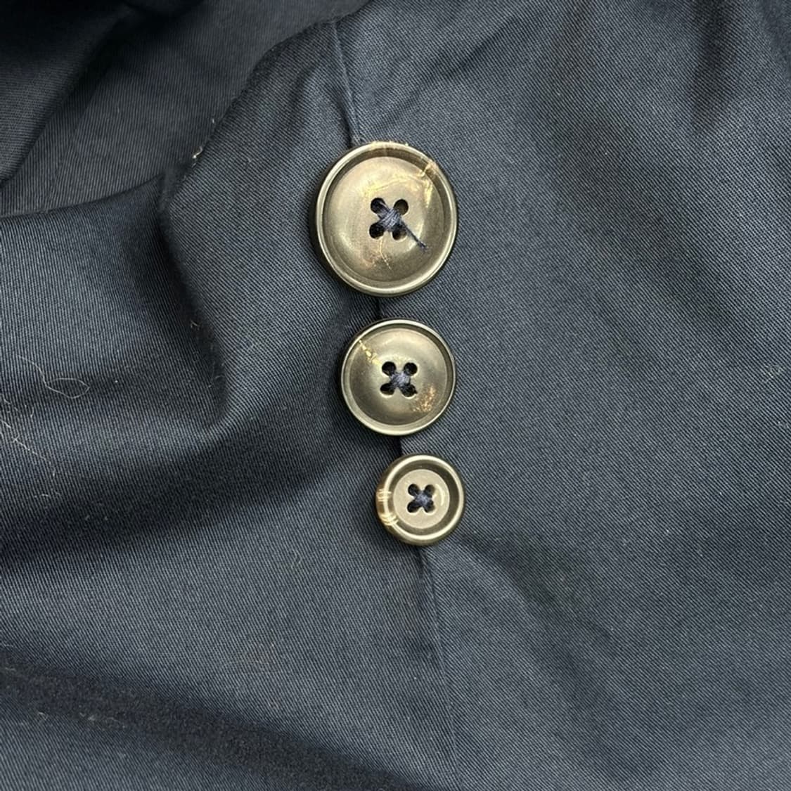 POLO 코튼 더블 브레스티드 코트 M 상품이미지7