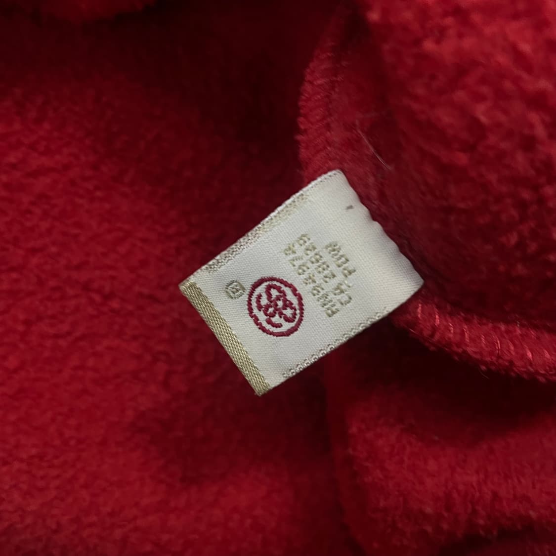 스투시 Stussy 클래식 닷 후드집업 레드 상품이미지5