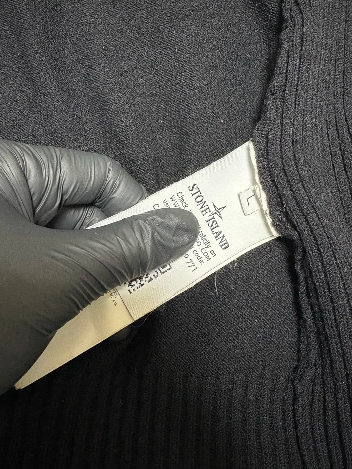 스톤아일랜드 투웨이 니트 집업 상품이미지5