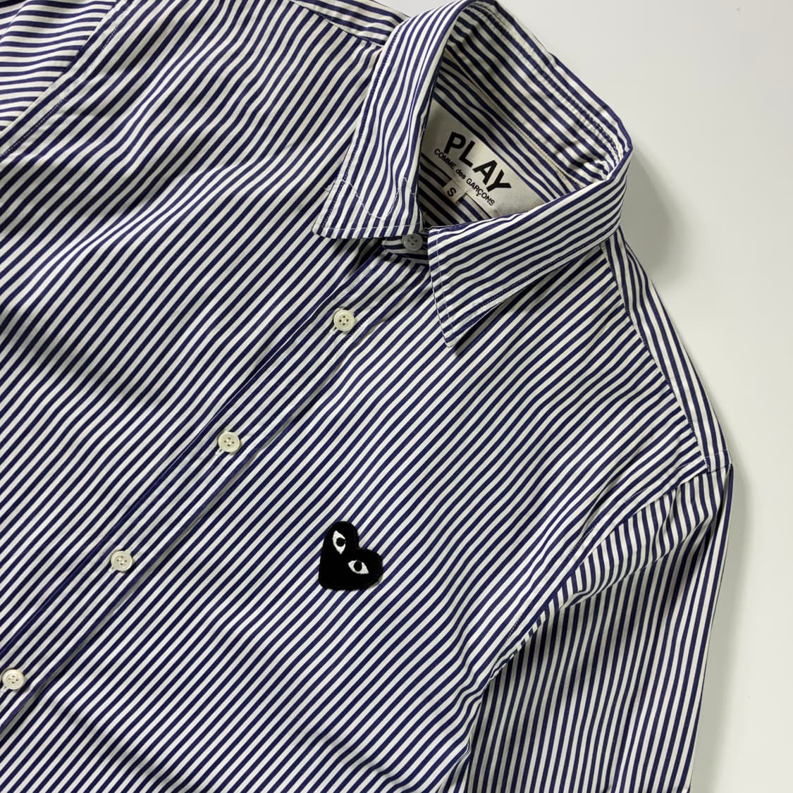 Comme des garcons  꼼데가르송 하트와펜 스트라이프 셔츠 상품이미지2