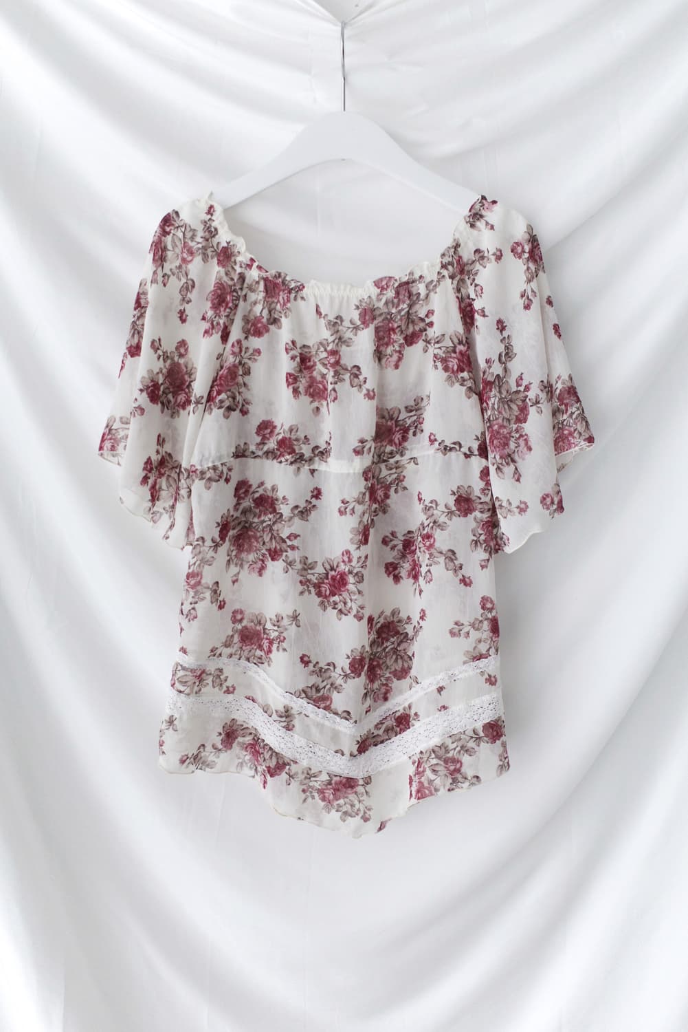 flower shirring blouse 상품이미지2