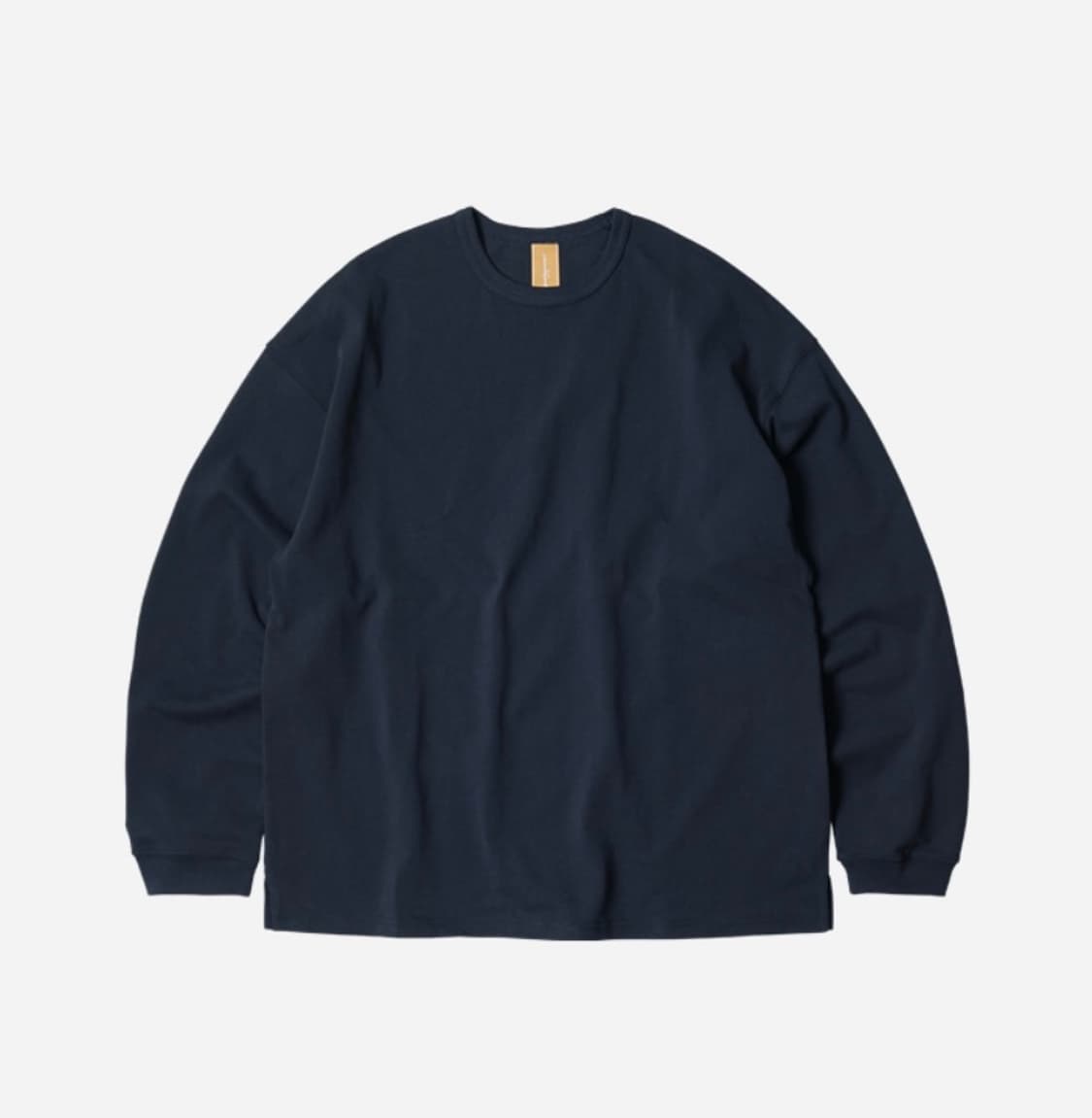 (L) 프리즘웍스 OG 더블 립 롱슬리브 긴팔 티셔츠 네이비 상품이미지5