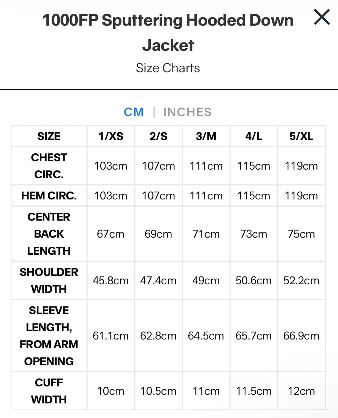 골드윈 goldwin 1000fp sputtering 후디드 다운자켓 상품이미지5