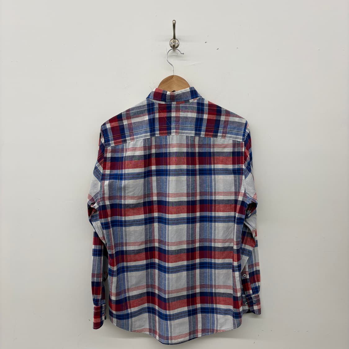 타미힐피거 체크 셔츠 남방 남성M 상품이미지4