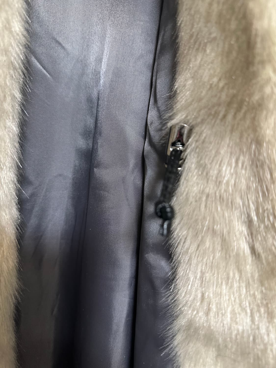 페이크퍼 에코퍼하프 코트 상품이미지5