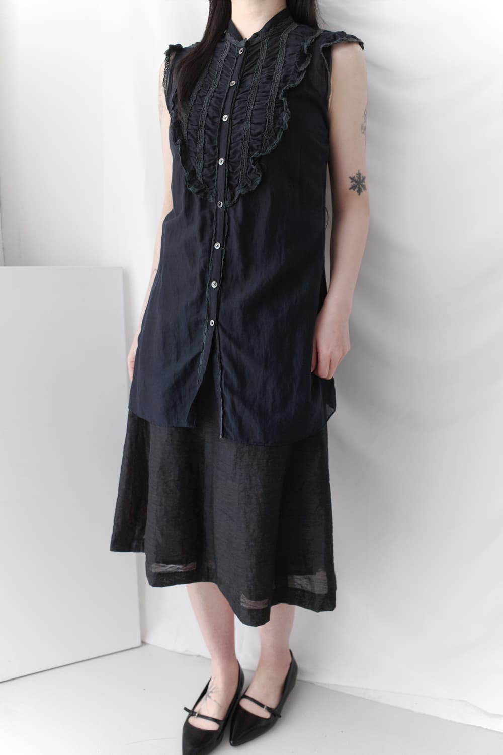 frill sleeveless blouse 상품이미지6