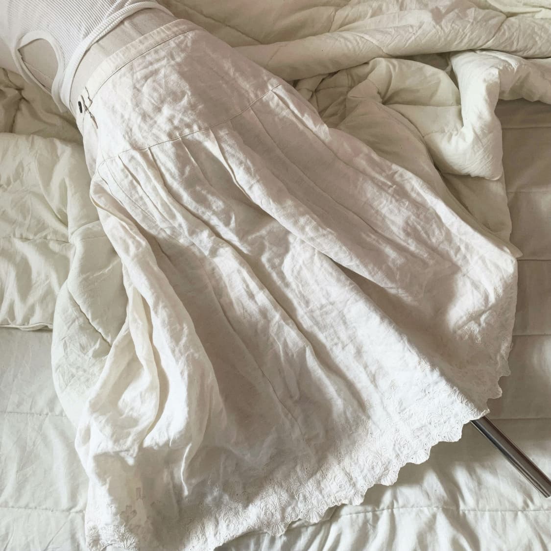 일본빈티지 빈티지 나시 모리 세트 빈티지 스커트 모리 스커트 페어리 세트 상품이미지3