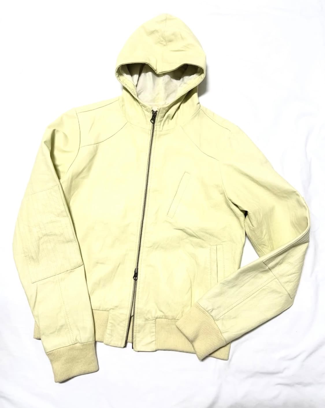 Harlem Rounge - 후디드 레더 자켓 상품이미지1