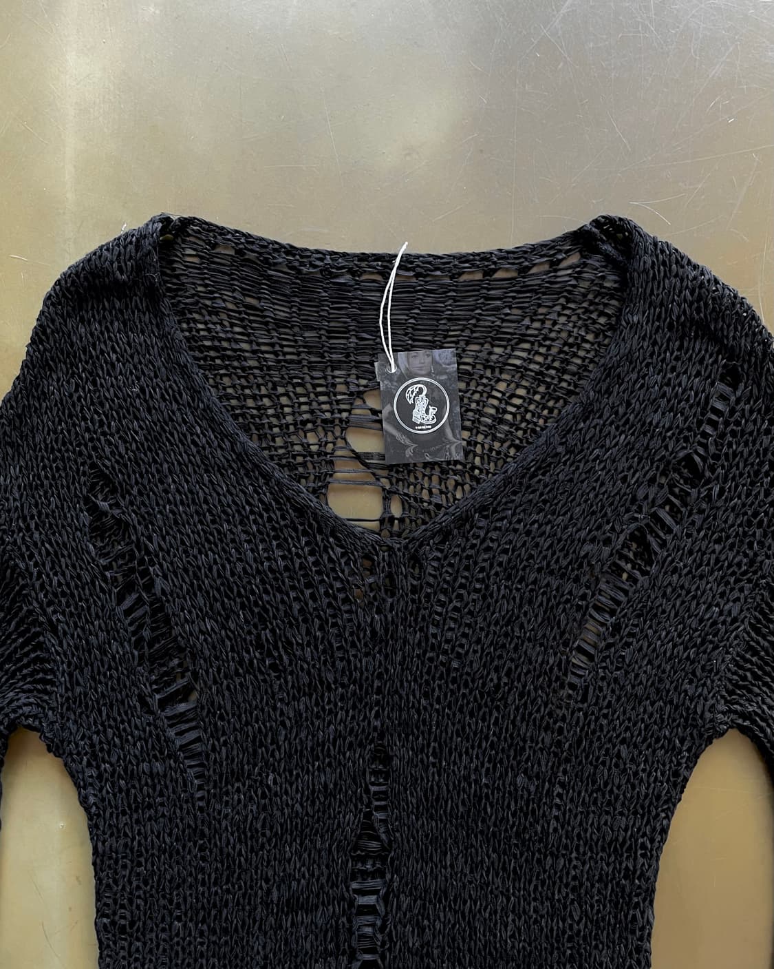 Jpn Vintage Grunge Mesh Damage Knit 상품이미지4