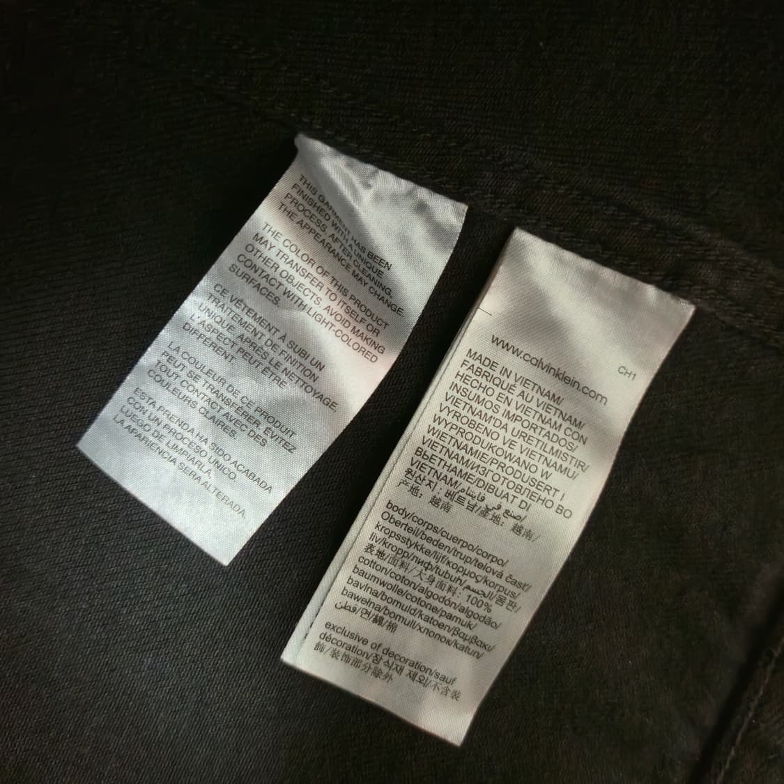 캘빈클라인 블랙 흑청 트러커 데님 자켓 상품이미지8