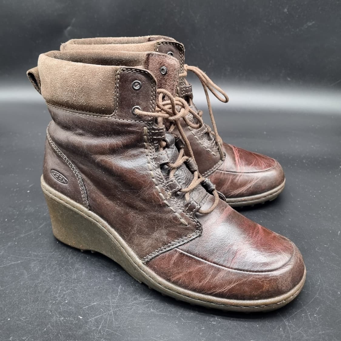 KEEN 킨 레더여성부츠250 굽7 상품이미지1