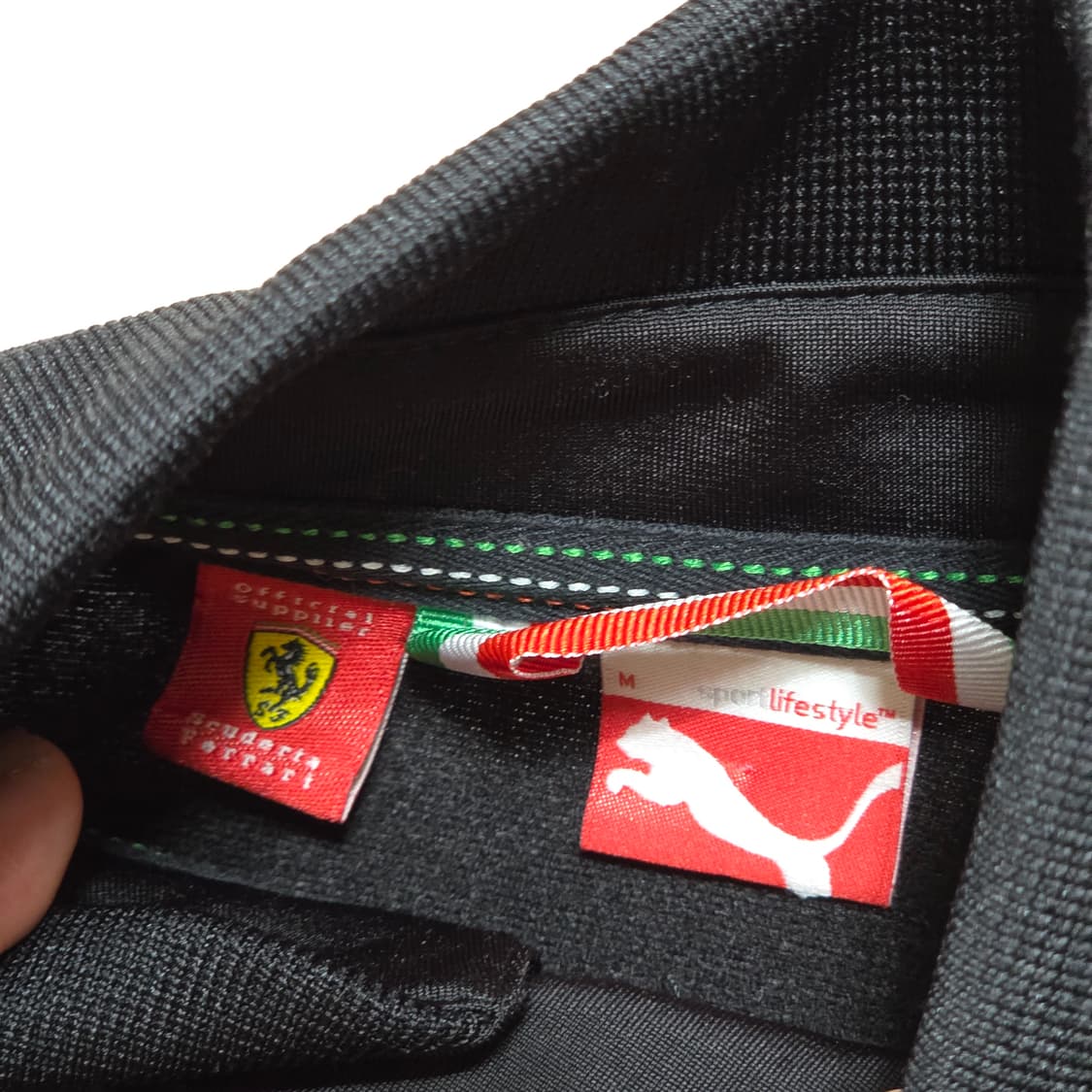 푸마 페라리 블랙 져지 상품이미지8