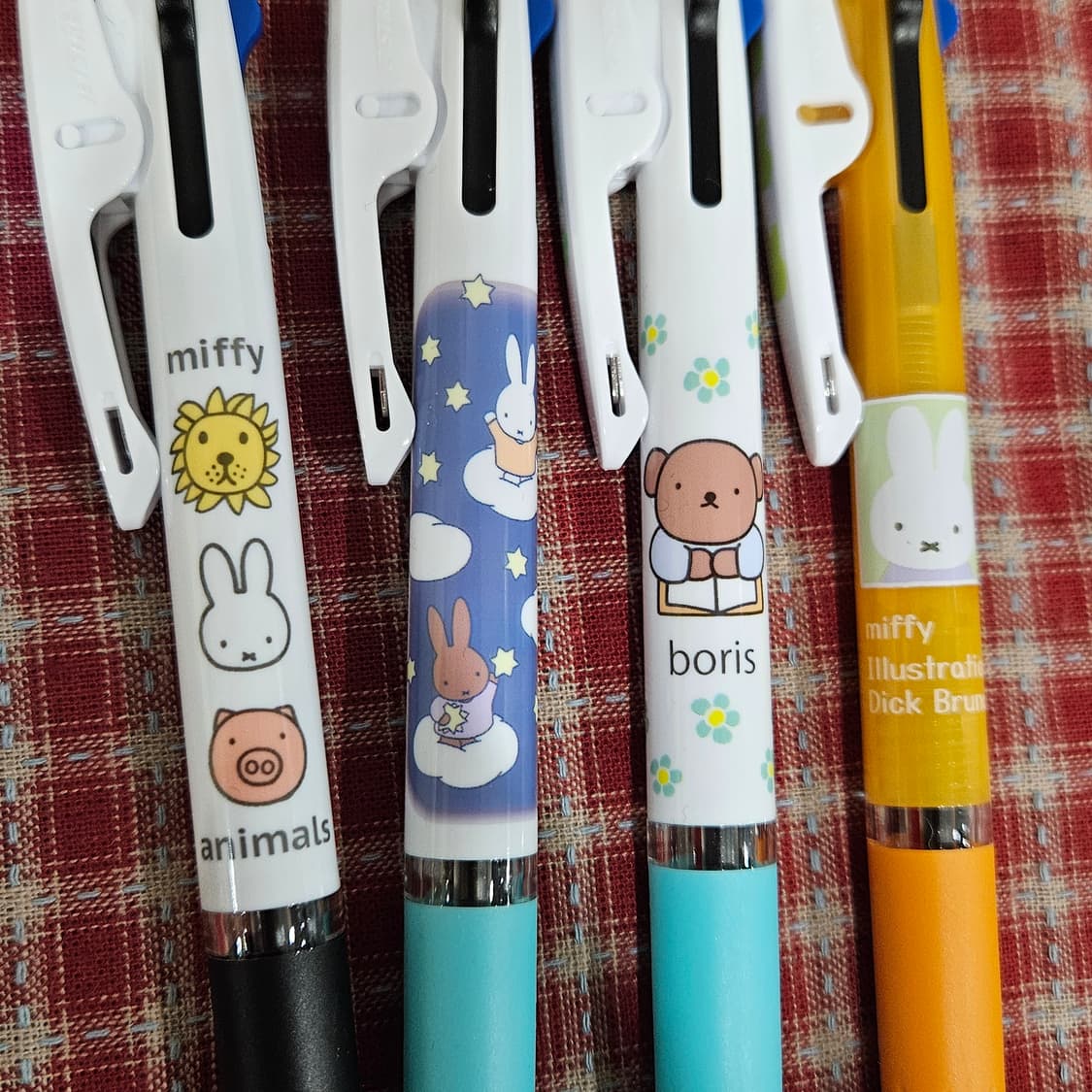 (일본정품)스누피 미피 보리스 제트스트림 3색볼펜 상품이미지4