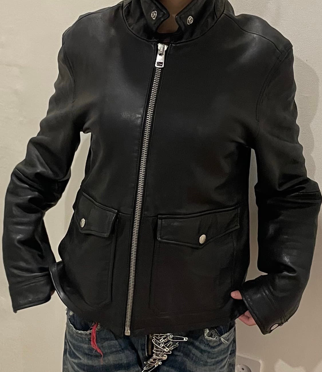 라프시몬스 캘빈클라인 가죽자켓 상품이미지1