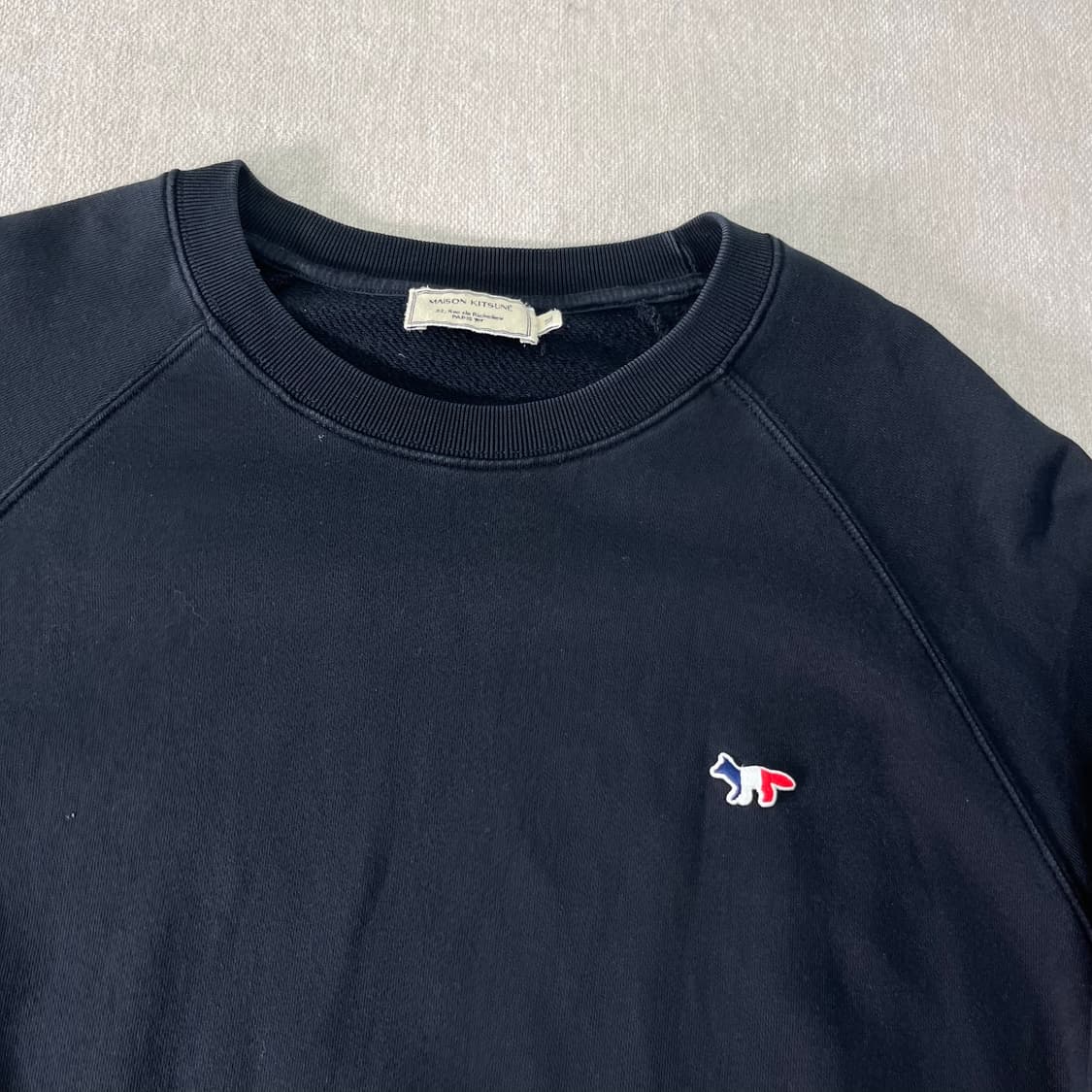 105 메종키츠네 트리컬러 폭스패치 맨투맨 상품이미지2