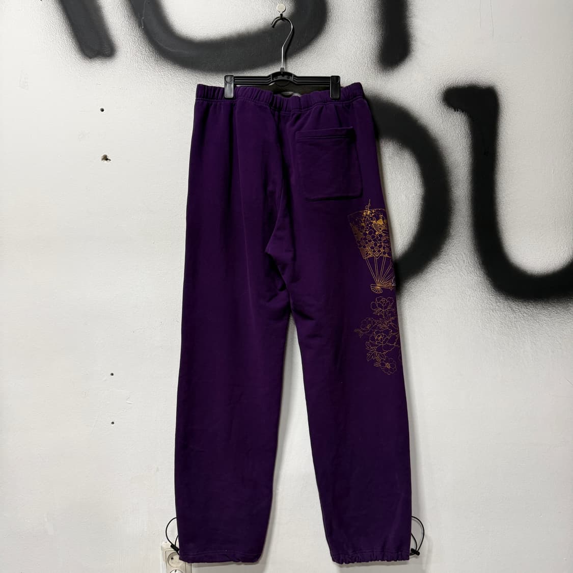 VTG 빈티지 빅사이즈 오리엔탈 프린팅 스트링 조거 팬츠 상품이미지2