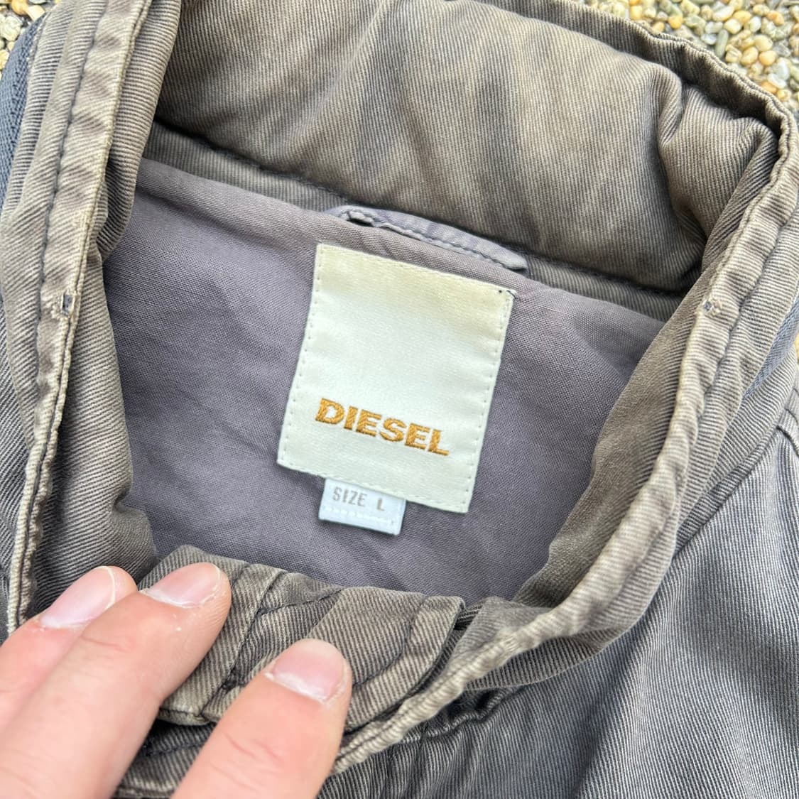 디젤(DISEL) 빈티지 흑청 멀티포켓 자켓 상품이미지5