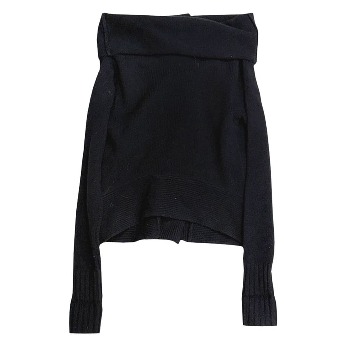 DKNY 오프숄더 울 니트 가디건 XS 상품이미지10